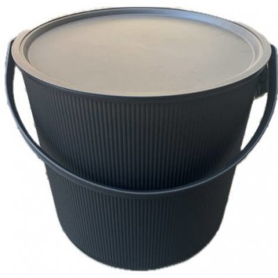 Prohome Vědro s.stolek 10 l Akita Black – Zboží Dáma