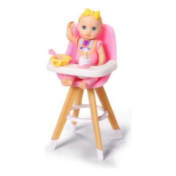 BABY born Minis Sada s jídelní židličkou a panenkou 4001167906125