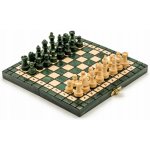 Královské zelené šachy/ Dřevěné šachy/ Tradiční šachy/ výrobce Szachy Žurek – Zboží Dáma