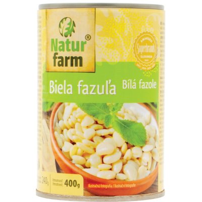 Naturfarm Fazole bílá 400 g – Hledejceny.cz
