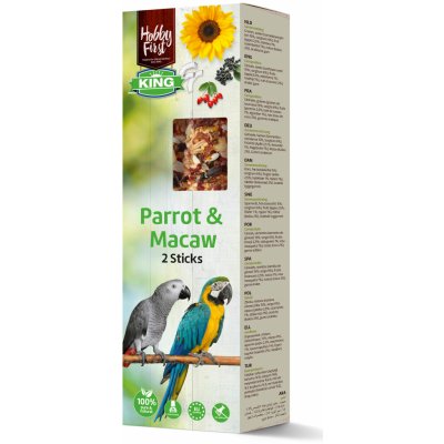 HobbyFirst tyčinky ovocné pro velké papoušky 2x 90 g – Zbozi.Blesk.cz