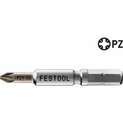 Šroubovací BIT pro aku šroubováky Festool s rozhraním FastFix křížový PZ 1, 50mm, 2ks – Zbozi.Blesk.cz