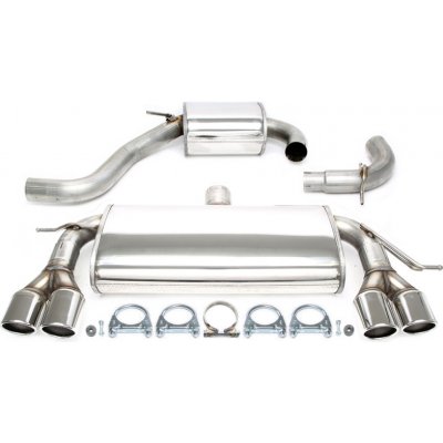 TA Technix sportovní nerezový duplex výfuk VW Golf VI htb (1L, 08-13) kromě 4Motion, 2x 80 mm rovná nerezová koncovka s pertlem pro obě strany – Hledejceny.cz