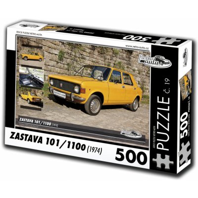 RETRO-AUTA č. 19 Zastava 101,1100 1974 P05-719 500 dílků – Zboží Mobilmania