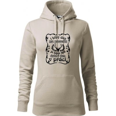 Blbý den na posedu mikina dámská Cape s kapucí Ledově šedá – Hledejceny.cz