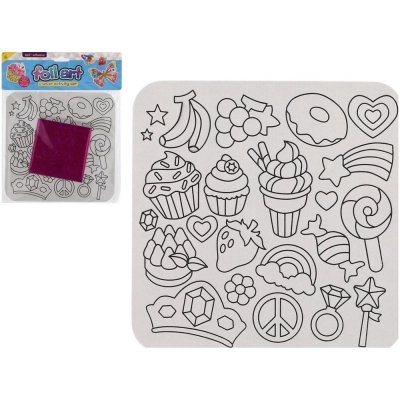 Teddies Kreativní sada kouzlení s fóliovými obrázky třpytivé v sáčku 22x27cm – Hledejceny.cz