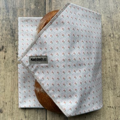 Chlebousek - béžový vzorový s kvítky Magsbags.cz – Zboží Dáma