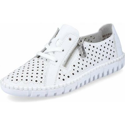 Rieker Dámské polobotky N42K5-80 bílá S6 – Zboží Mobilmania