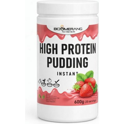 High Protein Puding proteinový dezert s rychlou přípravou 600 g Jahoda – Zboží Dáma