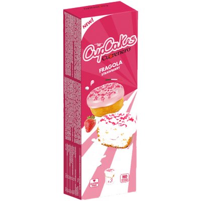 CUORENERO Cupcake jahoda bez lepku 120 g – Hledejceny.cz