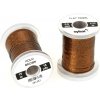 Výroba nástrahy Sybai Plochá Lametka Flat Tinsel Brown 0,8 mm