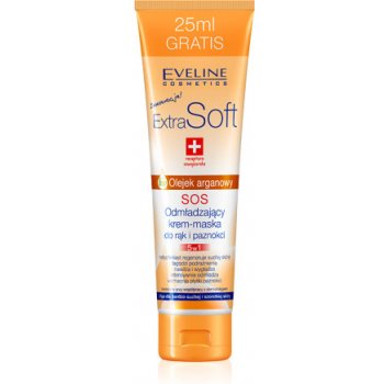 Eveline Cosmtics Extra Soft Omlazující krém – maska na ruce a nehty 5v1 100 ml