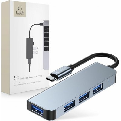 Tech-Protect V1-HUB ADAPTÉR 4V1 GREY – Sleviste.cz