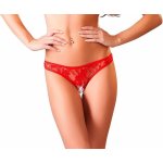Tanga s otevřeným rozkrokem Cottelli Lingerie Černá – Hledejceny.cz