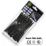 Bradas BR-TS1136250B stahovací pásky UV BLACK, 3,6x250mm 100 ks – Zboží Dáma