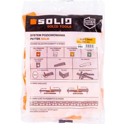 FHU PARTNER Ljajić Milan Spony SOLID leveling 2mm-100ks – Hledejceny.cz