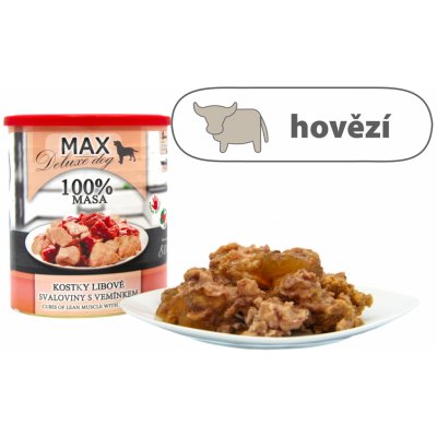 Max Deluxe Adult Kuřecí srdce 400 g – Sleviste.cz
