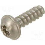 BOSSARD 3265711 Vrut; pro plasty; s límcem; 2,5x8; Hlava: kulatá; Torx® PLUS; 8IP – Hledejceny.cz