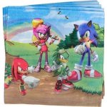 Cakesicq papírové ubrousky ježek Sonic 33x33cm 10ks – Zboží Dáma
