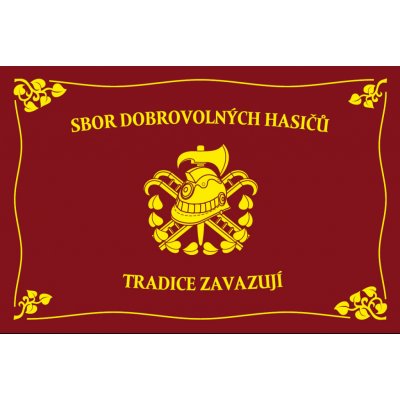 Hasičská vlajka tradiční 1 tištěná Alerion – Hledejceny.cz