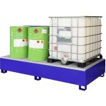 CEMO Kovová záchytná vana pod 2 IBC kontejnery Provedení: pozinkované – Sleviste.cz