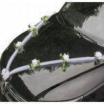 Dekorace na auto – květiny bílé – Zboží Dáma