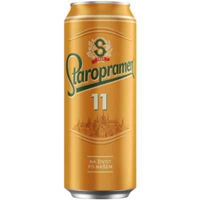 Staropramen karton 11° 0,5 l (plech) – Sleviste.cz