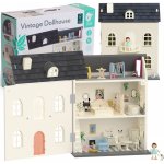 CLASSIC WORLD Vintage dřevěný domeček pro panenky – Zboží Dáma