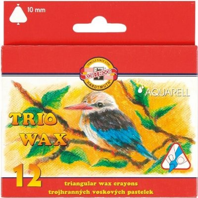 Koh-I-Noor Voskovky trojhranné 10 mm sada 12 ks – Hledejceny.cz
