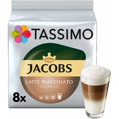 Tassimo Jacobs Latte Macchiato Classico kapsle 8 ks 7 g – Zbozi.Blesk.cz