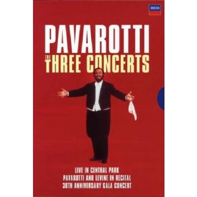 LUCIANO PAVAROTTI - 3 Concerts - DÁRKOVÁ EDICE DVD – Hledejceny.cz