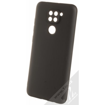 Pouzdro 1Mcz Matt Skinny TPU ochranné silikonové Xiaomi Redmi Note 9 černé