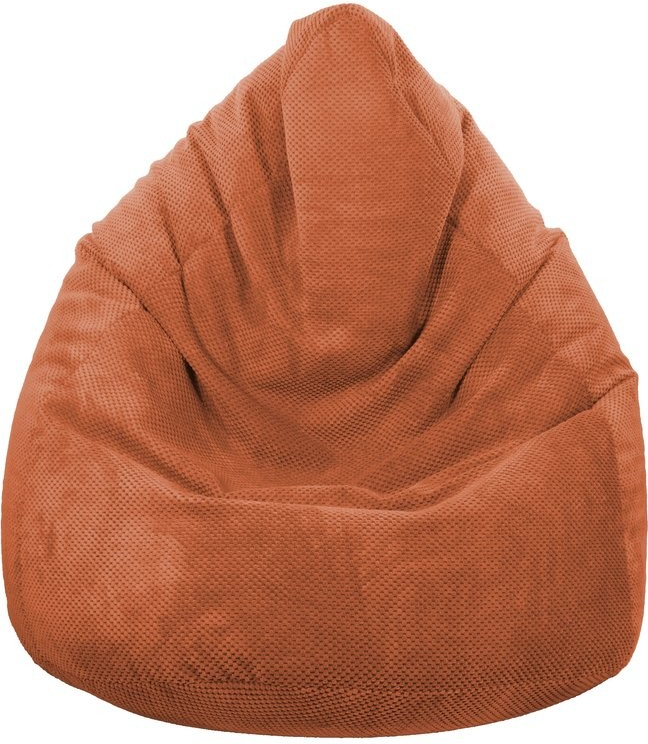 Toffel Sedací vak MAXI COMFORT Plyš 125x95 cm Vzor: oranžová
