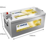 Varta Professional AGM 12V 210Ah 1200A 840 210 120 – Hledejceny.cz