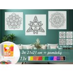 Radost v písku Základní sada MANDAL 3 Barevné pískování obrázků – Hledejceny.cz