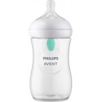 Philips Avent Natural Response transparentní s ventilem AirFree 260 ml – Zboží Dáma