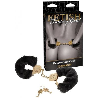 FF Gold Deluxe Furry Cuffs – Zbozi.Blesk.cz