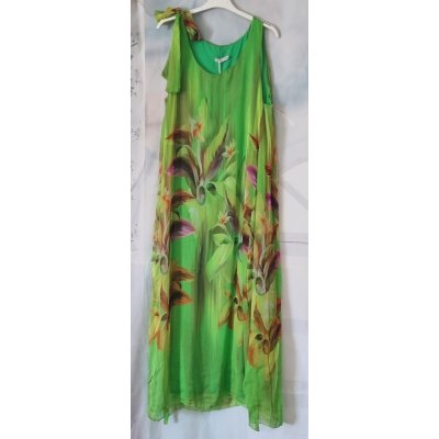 Luxusní maxi šaty Afrodité zelená – Zboží Mobilmania