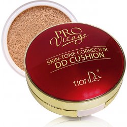 TianDe DD tonální korekční přípravek cushion 01 Tmavý 15 g