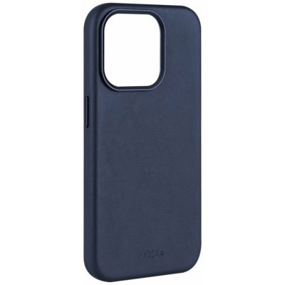FIXED MagLeather kožené s podporou Magsafe Apple iPhone 15 Pro modré FIXLM-1202-BL – Zboží Mobilmania