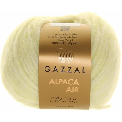 Gazzal Alpaca Air 91 smetanově zelenkavá – Zboží Mobilmania