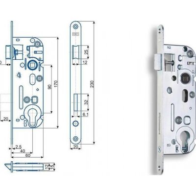 Hobes 02-04 PZ 90/60mm P/L – Zboží Mobilmania