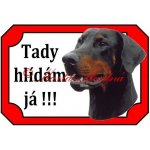 Cedulka dobrman 4 - Bez samolepicí vrstvy – Zboží Mobilmania