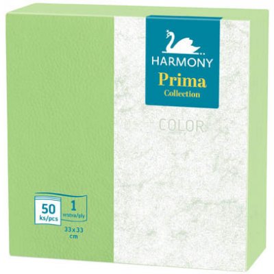 Harmony Color papírové ubrousky zelené 1V 50ks 33x33cm