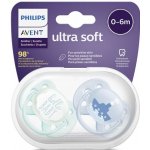 Avent silikon šidítko Philips Ultrasoft parník modrá 2 ks – Sleviste.cz