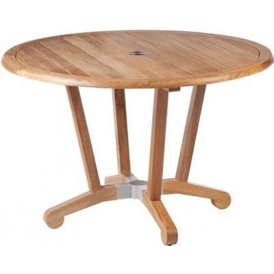 Barlow Tyrie Teakový jídelní stůl Chesapeake, kulatý 115x74 cm – Sleviste.cz
