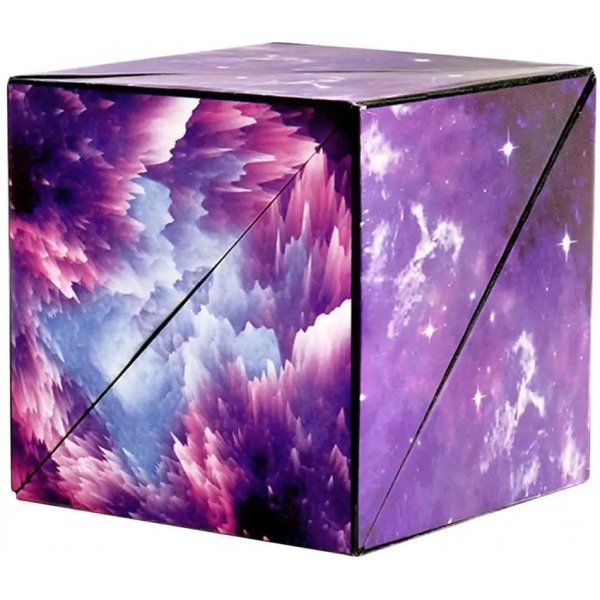 Fidget spinner MoYu Magnetic Folding Cube purple