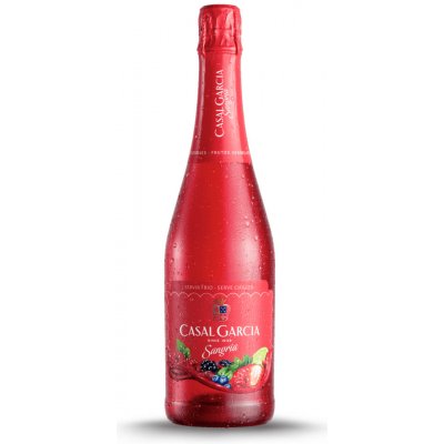Aveleda, Casal Garcia Sangria Red Berries ovocné perlivé polosladké Portugalsko 8% 0,75 l (holá láhev) – Zboží Mobilmania