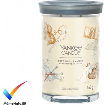 Yankee Candle Signature tumbler SOFT WOOL & AMBER 567 g