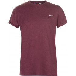 Lee Cooper tričko pánské Burgundy Marl WH598414-09